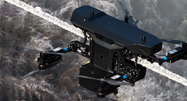 新款飞行除冰机器人全链条无人化作业