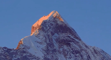 见者好运！四姑娘山日照金山